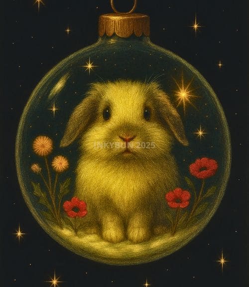 🤍 🐇 🌙 Doux, calme, affectueux